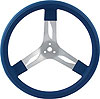 Aluminum Steering Wheel 17" Blue Grip - image 1