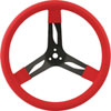 Steel Steering Wheel 15" Red Grip - image 1
