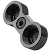 18-TOP1001-22 Oil Cooler Take-Off Plate, For BMW, w/ 22 mm x 1.5 Female Ports; Bolt; O-Rings [Billet Aluminum] - image 1