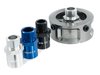 19-SPS76-20 Oil Filter Spacer, Billet Aluminum, Spacer Plate w/ (2) NPT Ports, 20 mm x 1.5 Thread - image 2