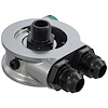 19-SPTB76-20-180-22 HyperFlow Billet Sandwich Adapter, 180-Degree F Thermostat, 20 mm x 1.5 [Billet Aluminum] - image 1