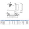 50-910-7612 9-Series ProLine STD Oil Cooler, 10-Row, 22 mm x 1.5 Female Ports - image 2