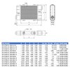 53-15560-01 ProLine SLM Oil Cooler, 420 mm Core Width, 14-Rows, 2-Pass, 22 mm x 1.5 Female Ports - image 2