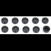 3/8" Bolt Caps, Black (10/pkg) - image 1