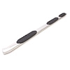 07-16 SILVERADO 15 25 3500 6.5 BED BODY MOUNT CREW CAB 5 In OVAL WTW STAINLESS STEEL NERF BARS - image 1