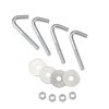 Universal Truck Box Mounting Kit Provides No Drill Installation For Tool Box - image 2