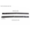 07-13 SILVERADO 1500 5.5 BED CREW CAB PICKUP RHINO LININGS ROCKER GUARDS-LG BLACK - image 1