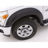 Extra Wide Style Fender Flare Set Rear Textured Black - image 1