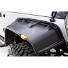Front & Rear Flat Fender Flares 2007-16 Jeep Wrangler JK 2-Door/4-Door - image 1