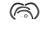 RX Rivet-Style Fender Flares 2009-16 Dodge Ram 1500 - image 1