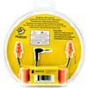 Contractor Earplug Headphones Orange Earbuds and Blue Cord with Interchangeable Orange Foam and Silicone Earplugs - image 3