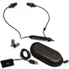 Liberate Bluetooth Earplug Headphones Black Earbuds and Black Cord with Interchangeable Grey Foam and Silicone Earplugs - image 1