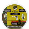 Ranger Earplug Headphones Black Earbuds and Tan Cord with Interchangeable Green Foam and Silicone Earplugs - image 2