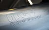 3.5" x 7" Oval Muffler Offset In/Center Out: 1.75" Body Length: 14" Overall Length: 20" Core Size: 2" Satin Finish - image 3