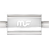 12216 Oval Straight-Through Performance Exhaust Muffler