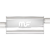 12259 Oval Straight-Through Performance Exhaust Muffler
