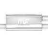 12266 Oval Straight-Through Performance Exhaust Muffler - image 1