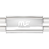 12469 Oval Straight-Through Performance Exhaust Muffler - image 1