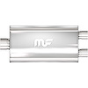 12587 Oval Straight-Through Performance Exhaust Muffler - image 1