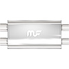 12599 Oval Straight-Through Performance Exhaust Muffler - image 1