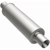 12640 Round Straight-Through Performance Exhaust Muffler - image 2