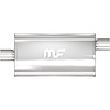 12909 Oval Straight-Through Performance Exhaust Muffler