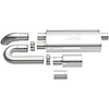 14009 Oval Straight-Through Performance Exhaust Muffler - image 1