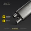 14009 Oval Straight-Through Performance Exhaust Muffler - image 4