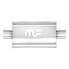 14150 Oval Straight-Through Performance Exhaust Muffler - image 1