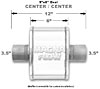 14150 Oval Straight-Through Performance Exhaust Muffler - image 2