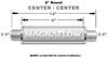 14158 Round Straight-Through Performance Exhaust Muffler - image 2