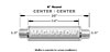 14161 Round Straight-Through Performance Exhaust Muffler - image 2
