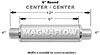 14162 Round Straight-Through Performance Exhaust Muffler - image 2