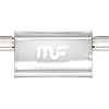 14211 Oval Straight-Through Performance Exhaust Muffler - image 1