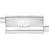 14263 Oval Straight-Through Performance Exhaust Muffler