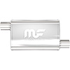 14335 Oval Straight-Through Performance Exhaust Muffler