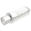 14817 Street Round Straight-Through Performance Exhaust Muffler - image 1