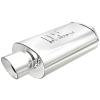 Race Series Universal Muffler With Single Tip Inlet/Outlet: 3"/4" - image 1