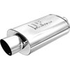 Race Series Universal Muffler With Single Tip Inlet/Outlet: 3"/4" - image 1
