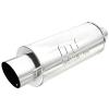 Race Series Universal Muffler With Single Tip Inlet/Outlet: 2.25"/4" - image 1