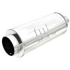 Race Series Universal Muffler With Single Tip Inlet/Outlet: 2.25"/4" - image 1