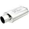 Race Series Universal Muffler With Single Tip Inlet/Outlet: 2.25"/4" - image 1