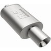 Race Series Universal Muffler With Single Tip Inlet/Outlet: 2.25"/4" - image 2