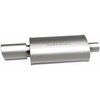 Race Series Universal Muffler With Single Tip Inlet/Outlet: 2.25"/4" - image 4