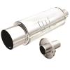 Street Series Tunable Universal Muffler With Single Tip Inlet/Outlet: 2.25"/4" - image 1