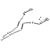 Competition Series Cat-Back Exhaust System 2010 Mustang 4.0L V6 - image 1