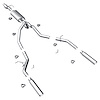 MF Series Cat-Back Exhaust System 2011-14 Ford F-150 3.5L V6 - image 1