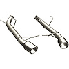 Race Series Axle-Back Exhaust System 2011-12 Mustang 3.7L V6 - image 1
