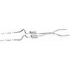 15815 Street Series Crossmember-Back Performance Exhaust System for 1964-1966 Ford Mustang - image 4
