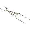 15816 Street Series Crossmember-Back Performance Exhaust System for 1967-1970 Ford Mustang - image 1